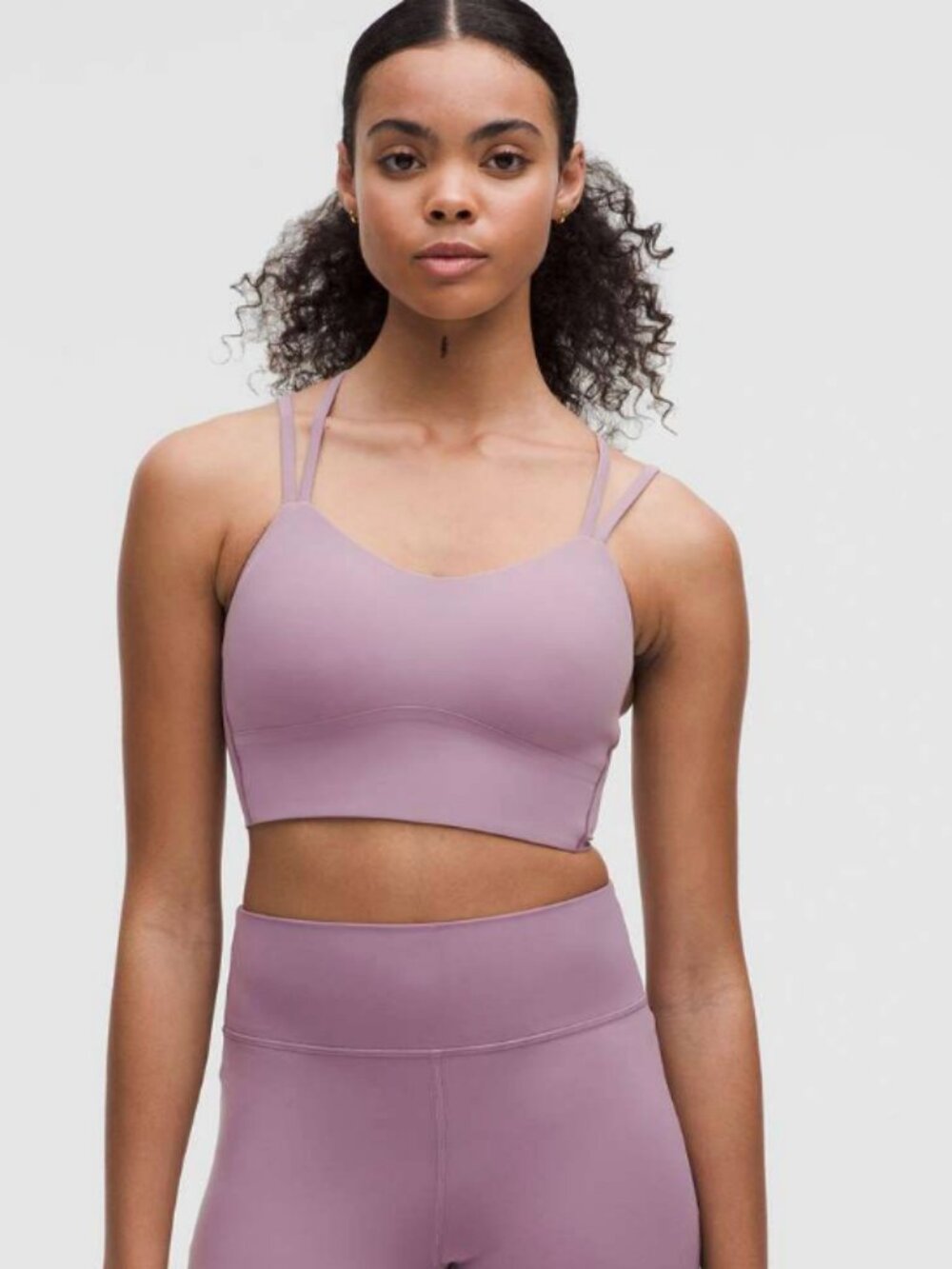 Like a Cloud Longline Bra Light Support, B/C Cup Lavender Lux
